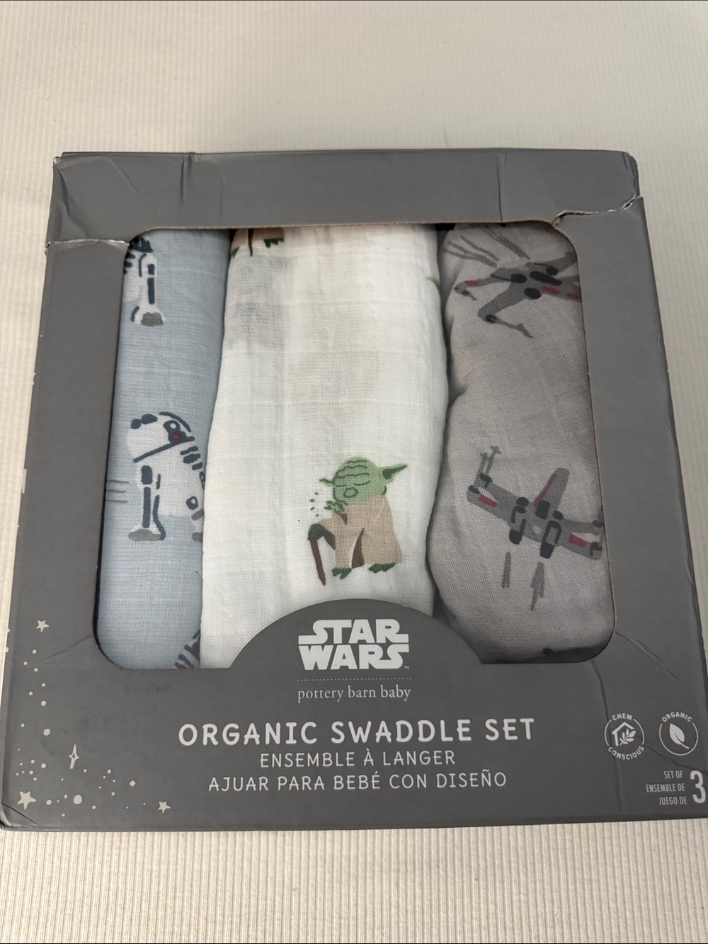 Star Wars Swaddle Trio